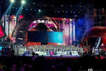 Actuación de la murga teldense Los Nietos de SaryManchez en la segunda fase del concurso carnavalero de la capital grancanaria/FJS Fotografía y TA.